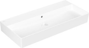 Villeroy & Boch Waschtisch Memento 2.0 aus Keramik, Weiß Alpin, mit Überlauf, B: 100 cm, T: 47 cm - Bild 1