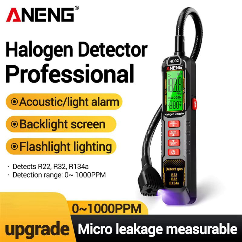ANENG HD02 Halogen Leck Detektor für R22 R32 R134a Kältemittel Gas Analysator und Klimaanlage Tester Werkzeug - Bild 2