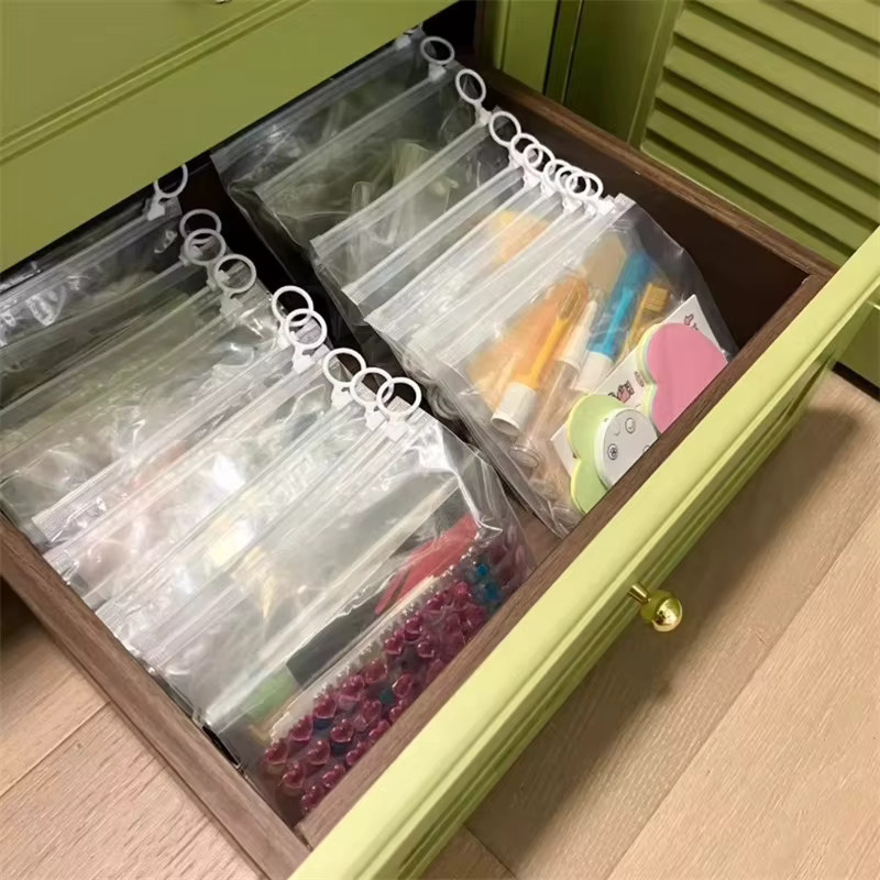Multifunktionale wasserdichte Spielzeug Aufbewahrungstaschen aus transparentem Kunststoff mit Reißverschluss für Babys und Kleinkinder - Bild 3