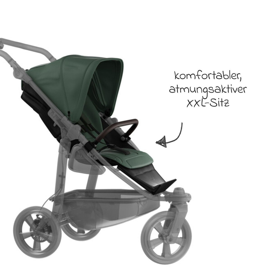 TFK Sport-Einheit XXL Sportsitz für Mono 3/4 & Pro in Olive und Schwarz - Bild 2