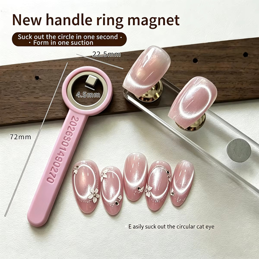 MIANEL Magnet für Nagelkunst, Pink, Schimmernd - Bild 4