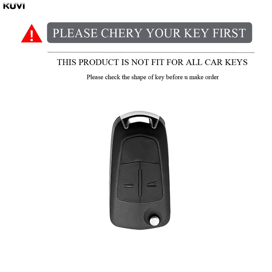 Kuvi Soft TPU Autoschlüsselhülle für Opel Vauxhall Astra J Corsa D Insignia Vectra C Zafira Signum in Schwarz - Bild 2
