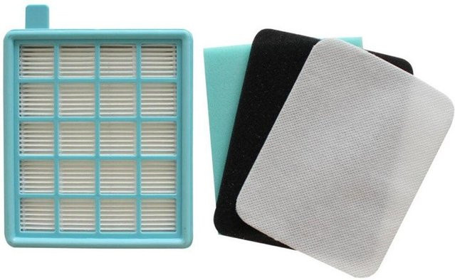 HEPA-Filter für Philips Power Pro Active und Compact Staubsauger, Farbe: Blau, vergleichbar mit FC8058/01 - Bild 1