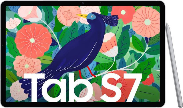 Samsung Galaxy Tab S7 WiFi Tablet 11,0 Zoll 128 GB Mystic Silver - Bild 1