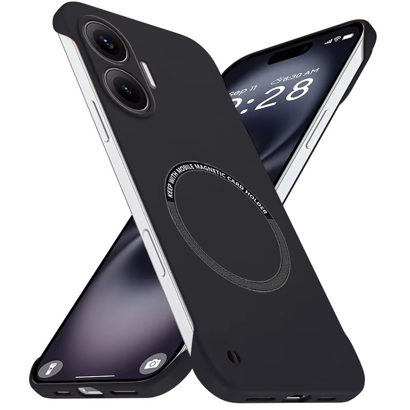 Schlanke und rahmenlose Schutzhülle für Xiaomi POCO X8 Pro Max X7 X6 F8 Ultra F8 F7 M8 M7 in Orange - Bild 5