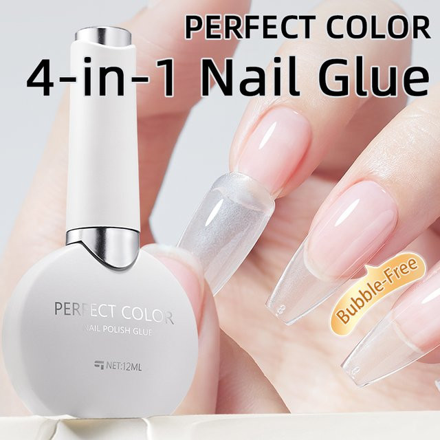 PERFEKTE FARBE Nagelkleber Gel, 12 ml, Glänzend - Bild 1