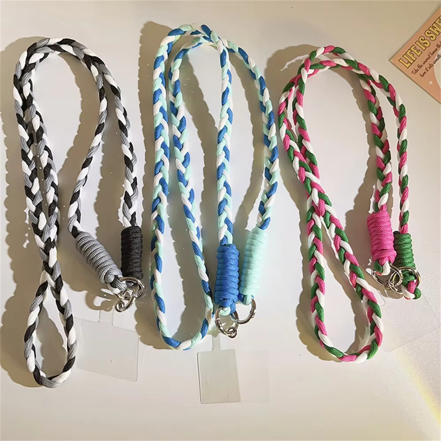 Buntes Webart Telefon Lanyard als modisches Handy Seil für dein iPhone 15 Pro in Multicolor - Bild 2