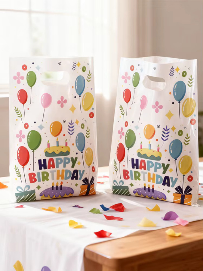 Bunte Papiertüten für Geburtstagssüßigkeiten und Party-Gastgeschenke für Kinder und Erwachsene, Mehrfarbig - Bild 3