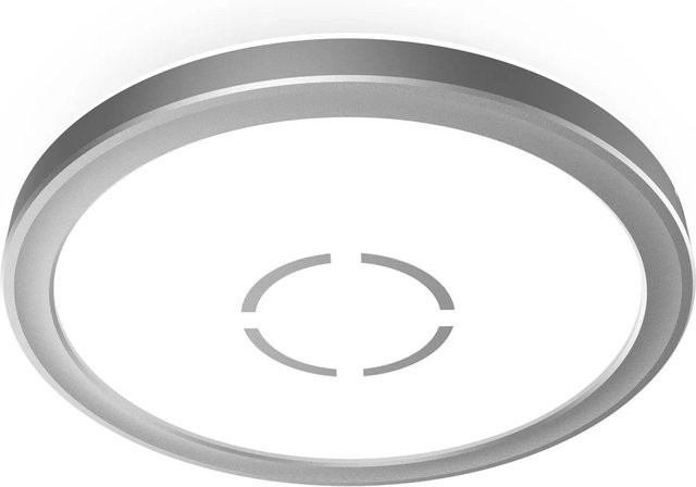 Briloner LED Leuchte Free mit Backlighteffekt in Weiß-Silber, rund, B: 19 cm, T: 19 cm, H: 2,8 cm - Bild 1