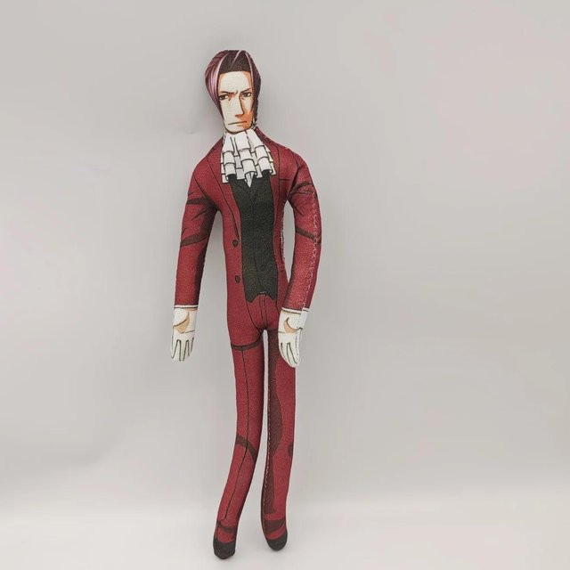Yiran toy Ace Attorney Phoenix Wright Miles Edgeworth Plüschpuppe, 28cm, ab 14 Jahren - Bild 1