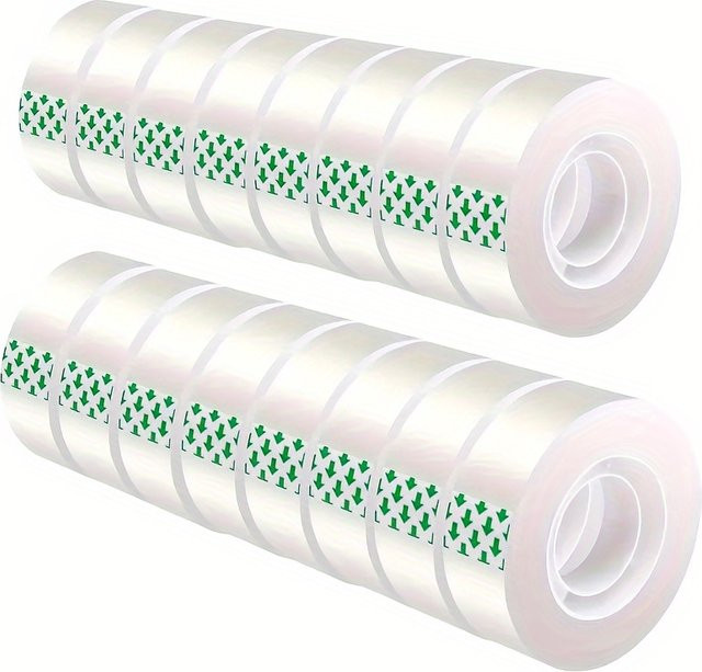 YITAPE Klebeband transparent, 6 Rollen, Breite: 1,8 cm, Länge: 28 m - Bild 1