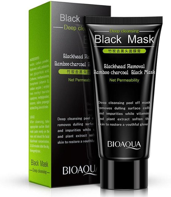 Bioaqua Schlammmaske, 60 g, mit Hyaluronsäure, Unisex - Bild 1