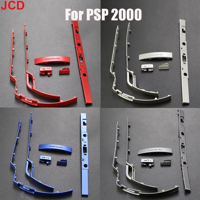 JCD Kunststoff-Tastenrahmen Ein/Aus-Schalter-Streifen in Schwarz für PSP 2000 Gehäuse Ersatz-Zubehör - Bild 1