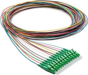 Corning LC-APC Aderpigtail E9 G657.A1 in Grün - Bild 1