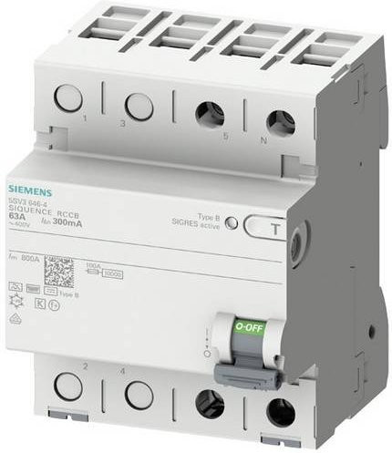 Siemens 5SV3321-4 FI-Schutzschalter RCD in Weiß - Bild 1
