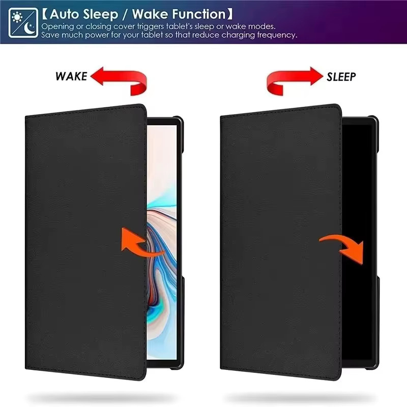 Smart Flip Stand Case für Huawei Honor Pad X9 11,5 Zoll (2023) in Rot mit Wake-up/Sleep-Funktion - Bild 2