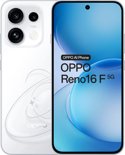 OPPO Reno16 F 5G Smartphone 256GB Weiß - Bild 1