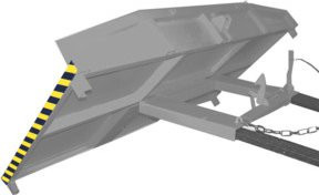 Bauer Südlohn Restgitter-Palette RGP-2 in Mausgrau lackiert - Bild 1