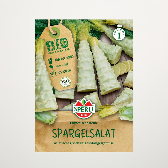 Sperli Spargelsalat Chinesische Keule Bio Gemüsesamen - Bild 1