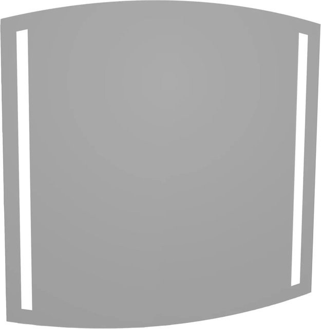 Fackelmann LED-Spiegelelement B.Style in Grau mit Maßen B: 80,5 cm, H: 80 cm, T: 2 cm - Bild 1