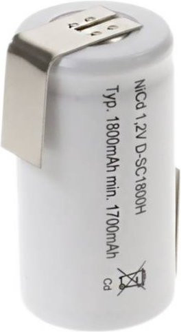 Mexcel Spezial-Akku Sub-C NiCd 1.2V 1800 mAh in Weiß - Bild 1