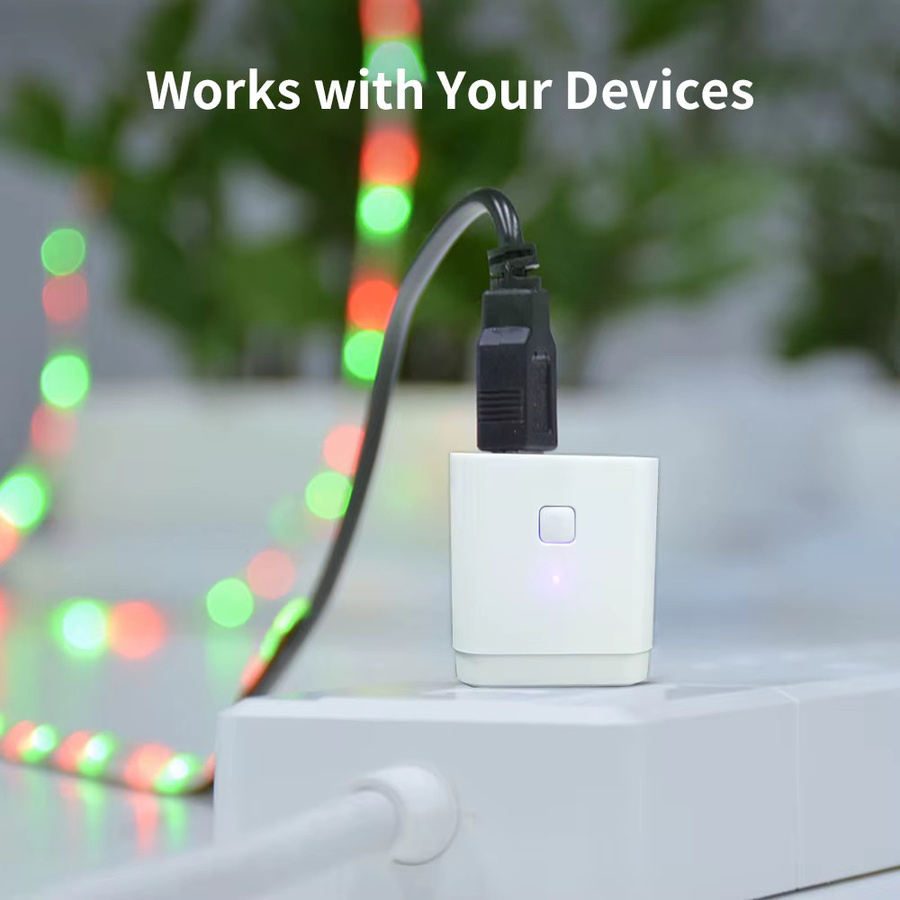 WLAN Micro-USB-Adapter 5V Intelligenter Zeitgesteuerter Ladestecker in Weiß Kompatibel mit Tuya Alexa Google Home Assistant und Smart Life - Bild 3
