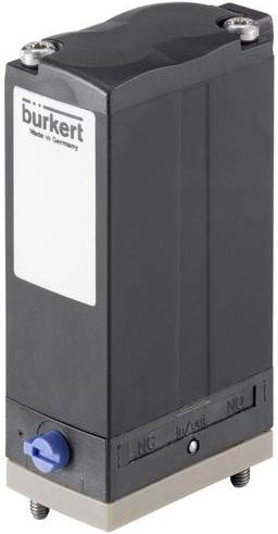 Bürkert Magnetventil 260678 6628 in Schwarz mit 24V Spannung - Bild 1