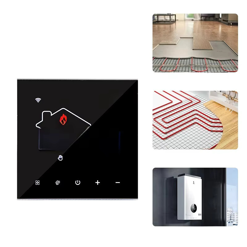 Tuya Smart Wifi Heizungsthermostat für Bodenheizung und Gasheizung in Schwarz mit App- und Sprachsteuerung für Google Home und Alexa - Bild 7