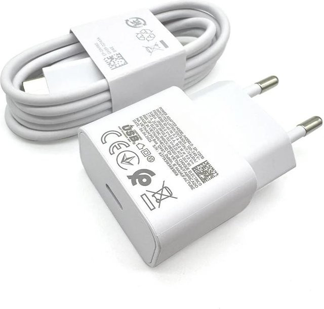 Samsung 25W USB-C Schnellladegerät EP-T2150 mit Ladekabel in Weiß - Bild 1
