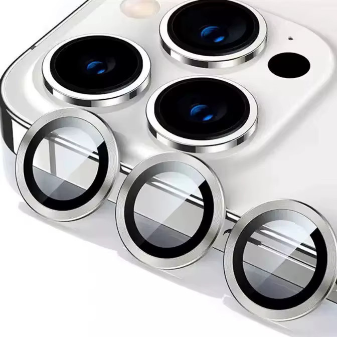 Micgita Matel Ring Kameraschutz für Xiaomi POCO F8 Pro Glas Kameraobjektivschutz 3D-Design Full Cover in Silber - Bild 4