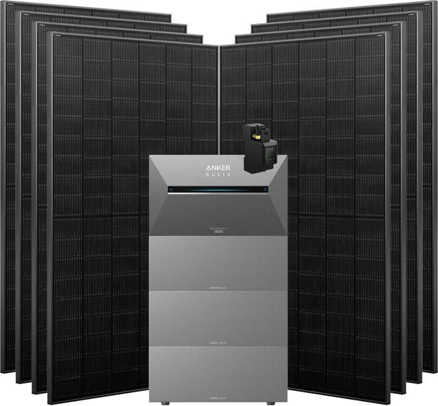 Anker SOLIX Solarbank 3 Pro 3.640 W Balkonkraftwerk mit Smart Meter und 3x BP2700 in Schwarz/Grau - Bild 1