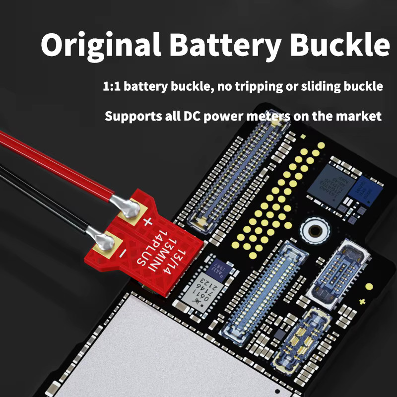 MaAnt China Red Series IP-Netzkabel-Schnalle für iPhone 6–15, Motherboard Power-on-Test und Batteriekabel-Halter-Werkzeug, Farbe: Rot - Bild 4