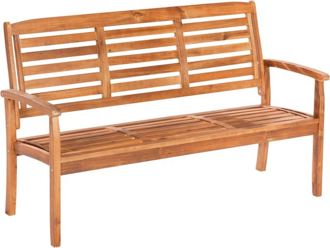 Merxx Gartenbank Paraiba 3-Sitzer aus Akazienholz Braun B/H/T: 160 x 92 x 61 cm - Bild 3