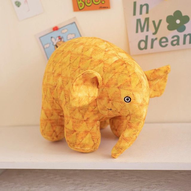 Elmer Der Elefant Figur Plüschtier, Gelb, ab 14 Jahre - Bild 1