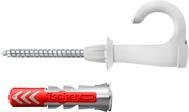 Fischer EasyHook Round DuoPower Universal Dübel aus Nylon und glasfaserverstärktem Kunststoff, Durchmesser: 6 mm, Länge: 30 mm - Bild 2