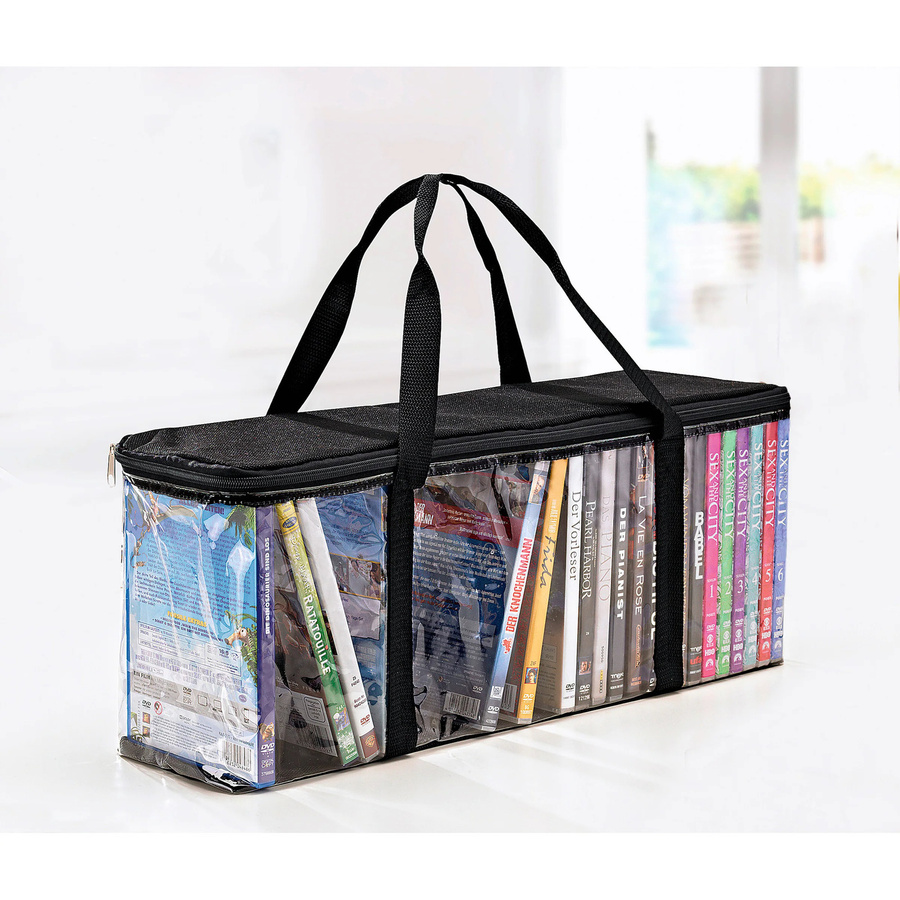 genialo DVD-Organizer in Schwarz und Transparent - Bild 2