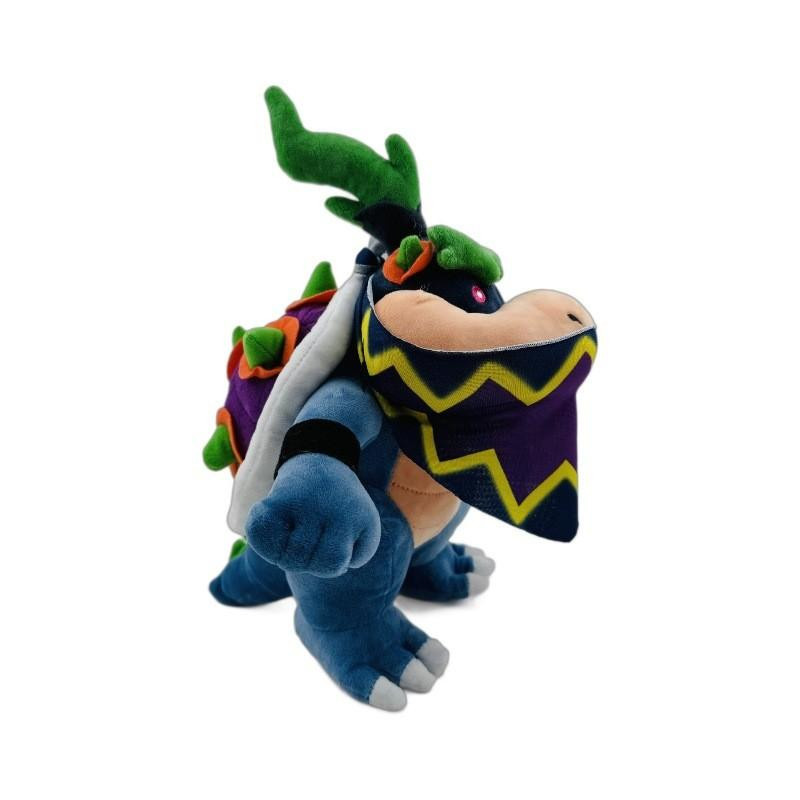 FernGlade Mario Dark Bowser Plüschtier mit Anhänger Schwarz/Dunkelgrau - Bild 3
