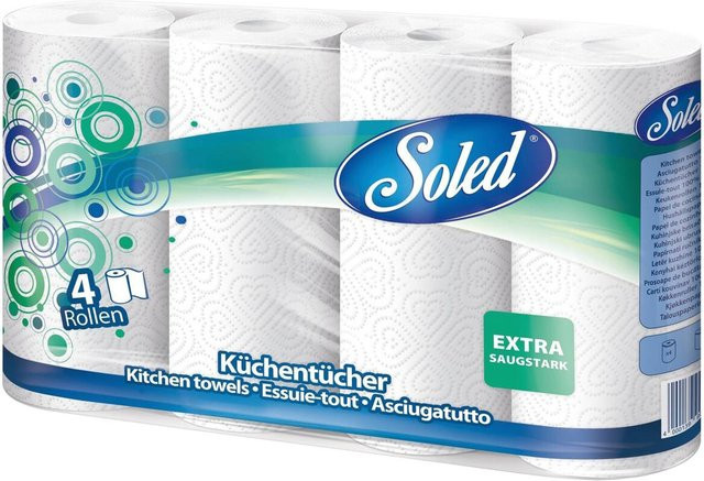 Soled Küchenrolle aus Zellulose in Weiß - Bild 1