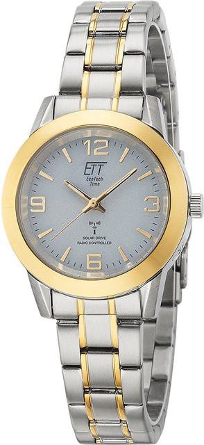 ETT Eco Tech Time Armbanduhr Solar, Edelstahl, 34 mm, Damen - Bild 1