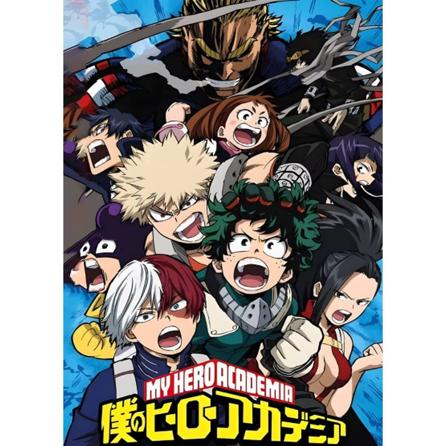 Selbstklebendes Cartoon-Poster My Hero Academia als Papierdruck in Mehrfarben für deine Wandgestaltung - Bild 7