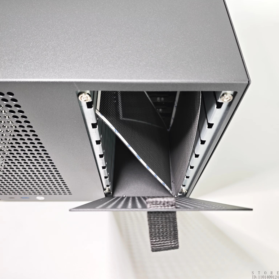 VBNM 8-Bay NAS-Chassis mit Backplane, ATX-Netzteil und Unterstützung für Micro-ATX-Motherboards sowie PCIe-Steckplätze in voller Höhe in Schwarz oder Weiß - Bild 2