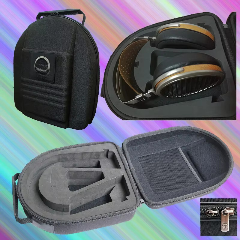 V-MOTA TDC Headset Tragetasche in Schwarz für HiFiMAN Ananda Edition, XS, HE-1000, HE1000SE, Arya und I-Rocks Edition - Bild 1