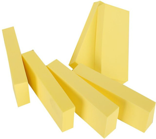 GoolRC Körperpeeling Reinigungsschwamm Set, 6 Stück, Gelb - Bild 1