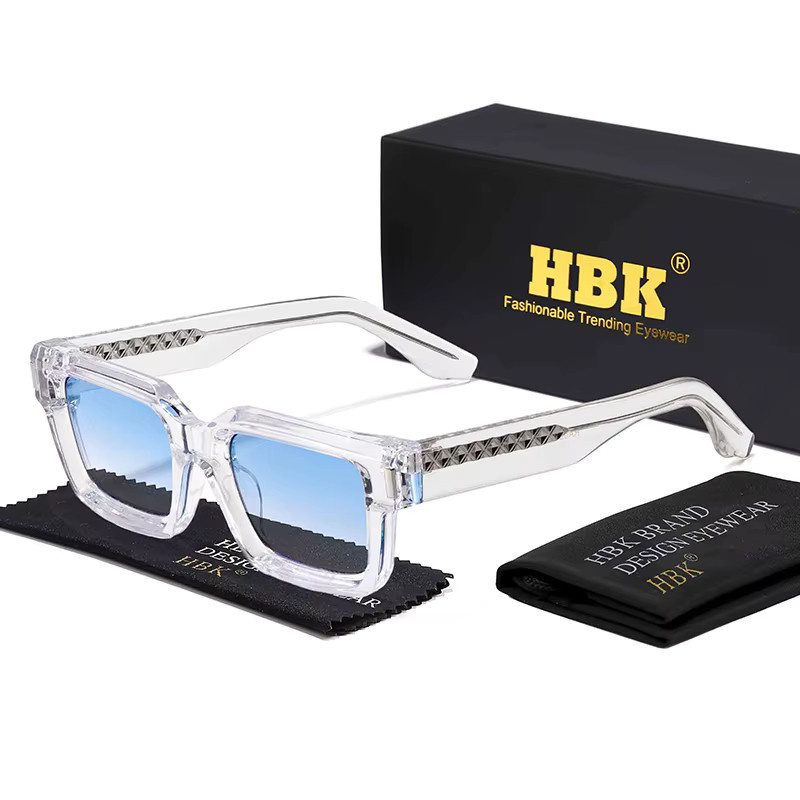 HBK Sonnenbrille, Quadratisch, Vollrand, Kunststoff, Unisex - Bild 2