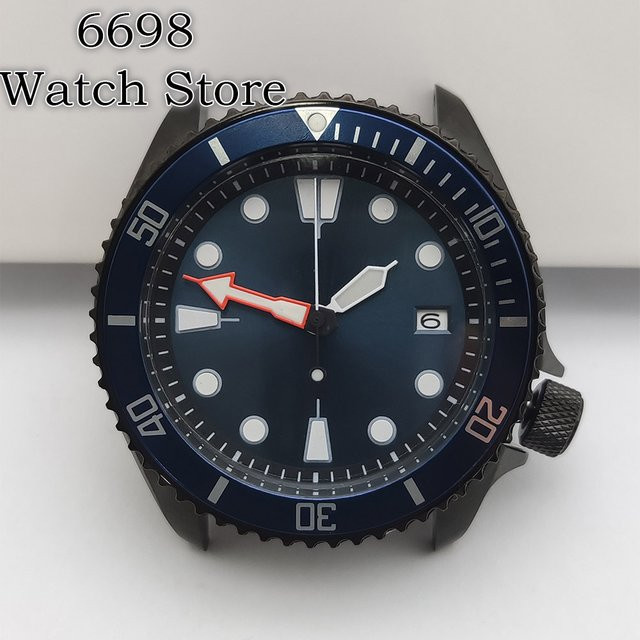 PARNSRPE Armbanduhr, Automatik, Edelstahl, 42 mm, Herren, Blau - Bild 1
