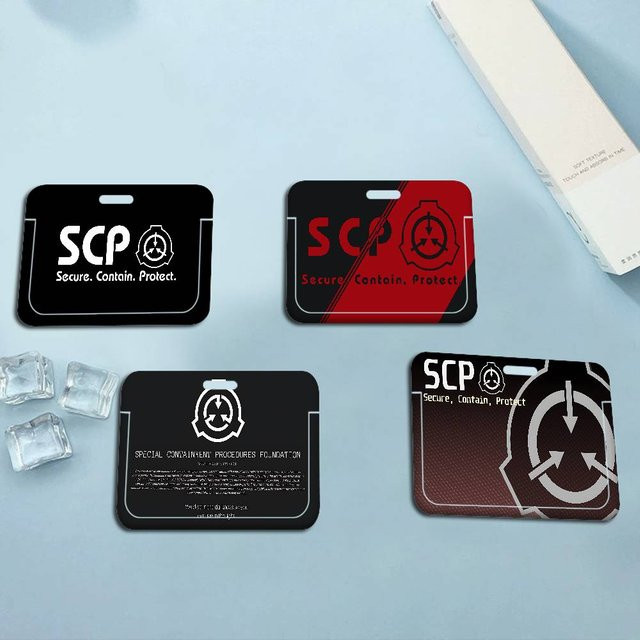S-SCP Foundation Kreditkartenhalter mit Schlüsselband, Unisex - Bild 1