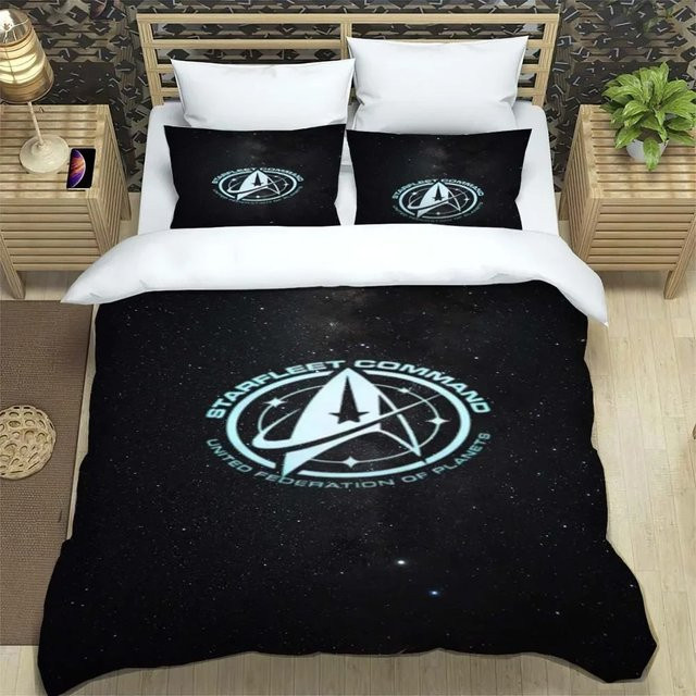 Potdemiel Bettwäsche Set S-Star Trek mit Kissenbezug für Kinder und Erwachsene - Bild 1