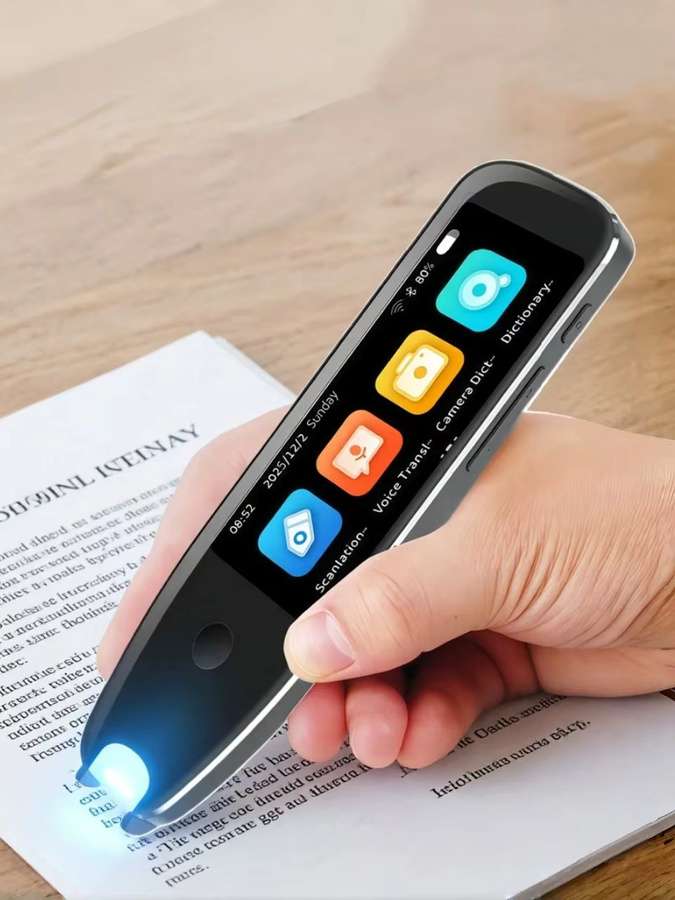 MSAI S10 Smart Scan-Stift in Schwarz mit 500W Kamera, Offline-Übersetzung in 134 Sprachen und Sprachübersetzungs-Wörterbuch sowie Aufnahmegerät für das Studium - Bild 3