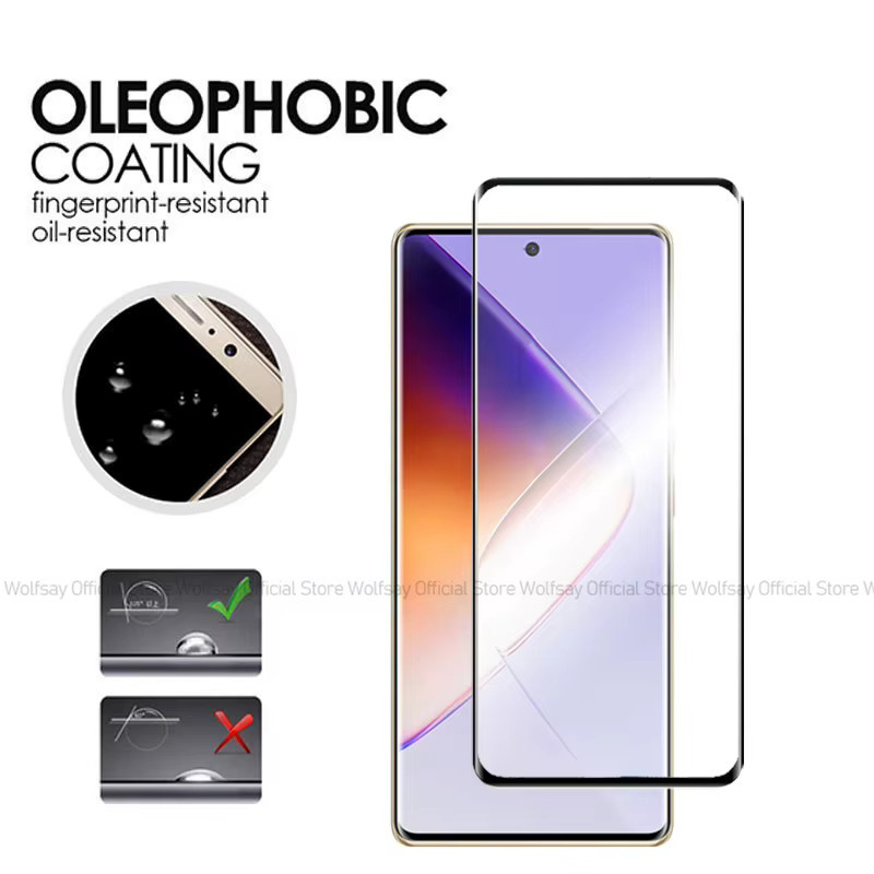 Infinix Note 40 Pro 4G Panzerglas mit 3D gebogener Kante, Transparent, 2/4 Stück - Bild 2
