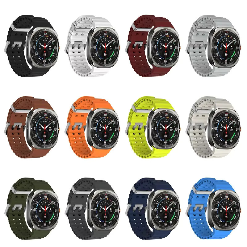 Uhrenarmband Silikon, Samsung Galaxy Watch 8-7 Ultra 47 mm - Bild 2